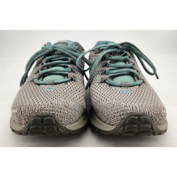 Merrell Fly Strick J067238W Woman's Size 6 W Teal Gray Running Sneaker Shoes - Picture 2 of 13